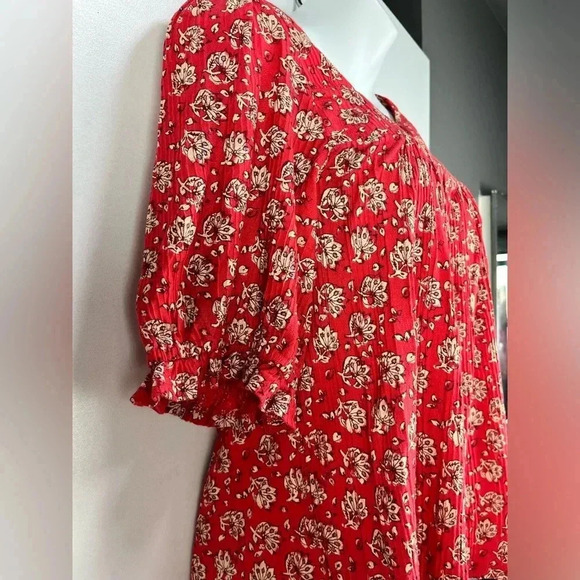 LUCKY BRAND Women’s Small Boho Chic Peasant Blouse - Picture 4 of 5